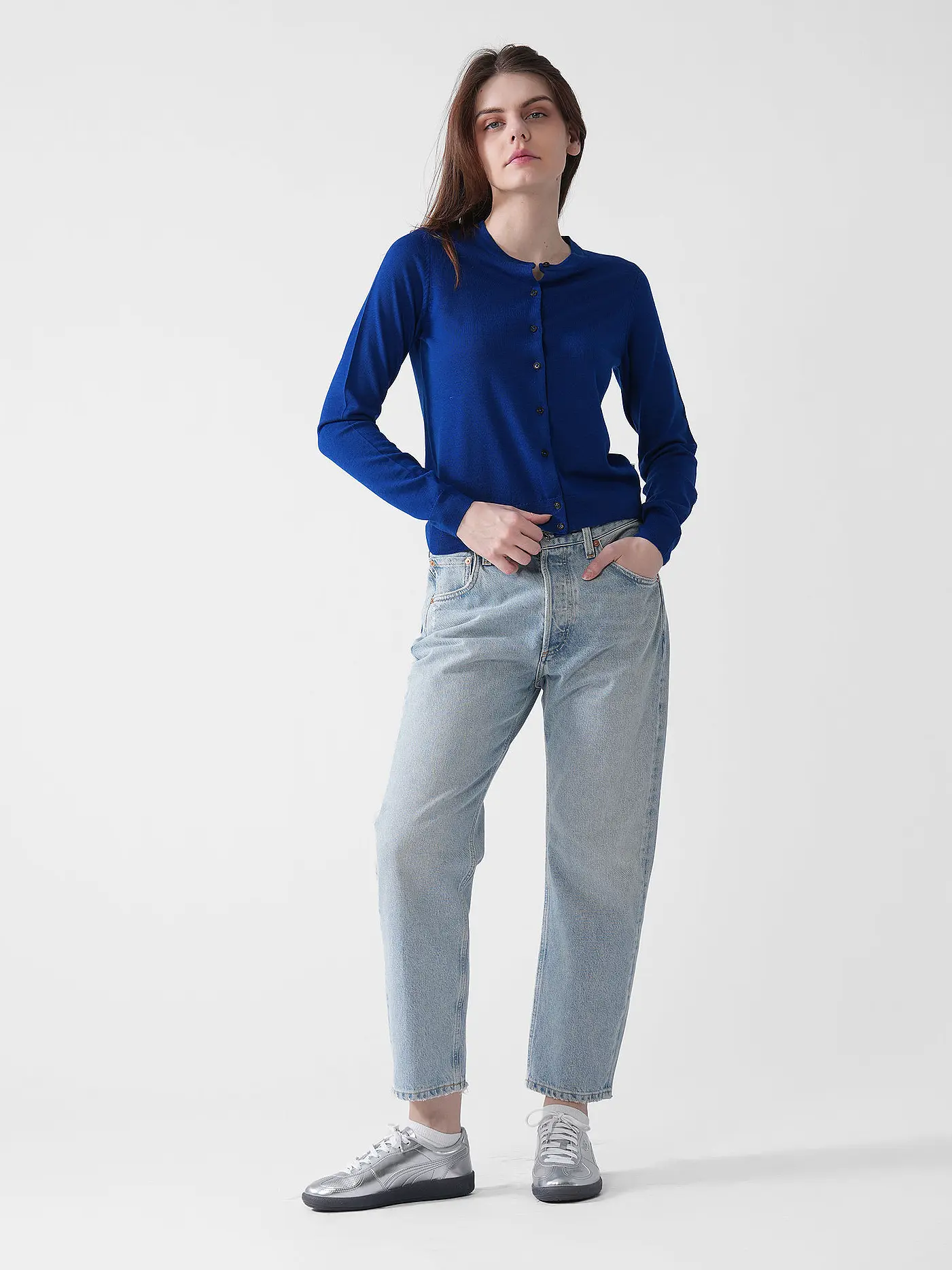 ARMEDANGELS | Strickjacke OPHALIAA | blau